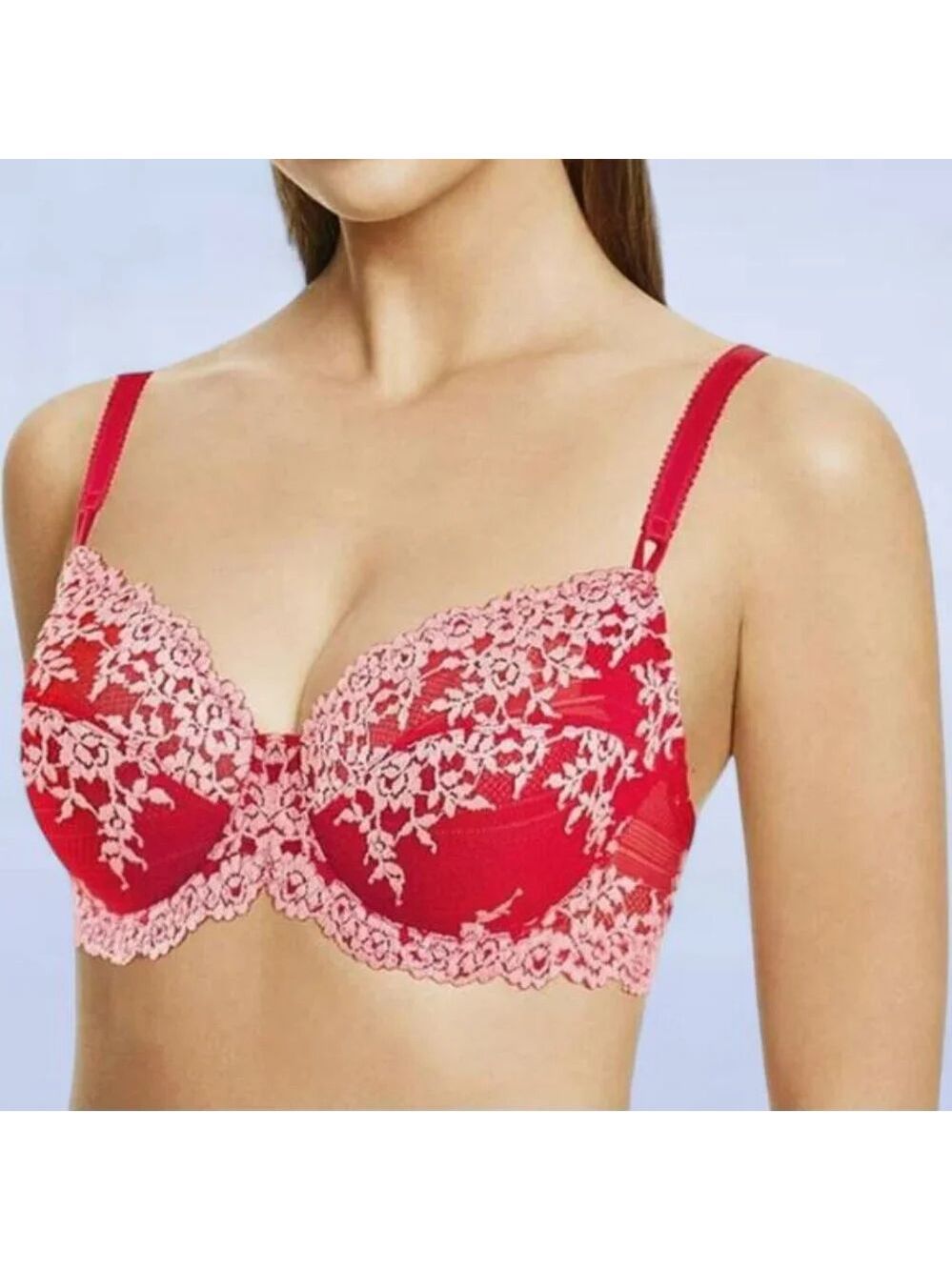 Wacoal Embrace Red Lace Bra‎ - 34DDD